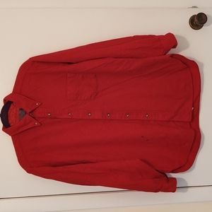 Red Wool Pendleton shirt men's L